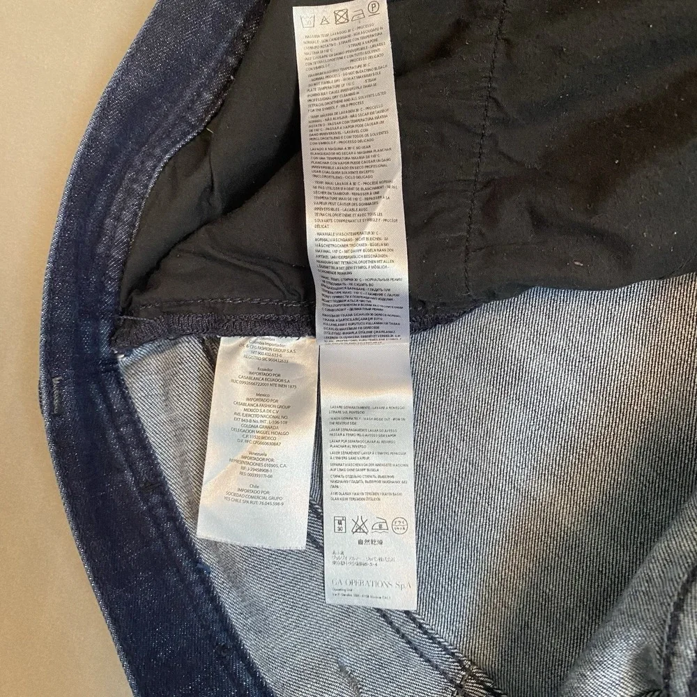 A/X Armani Exchange J15 Men's 40x31 Dark Blue Relaxed Straight Denim Pants Jeans